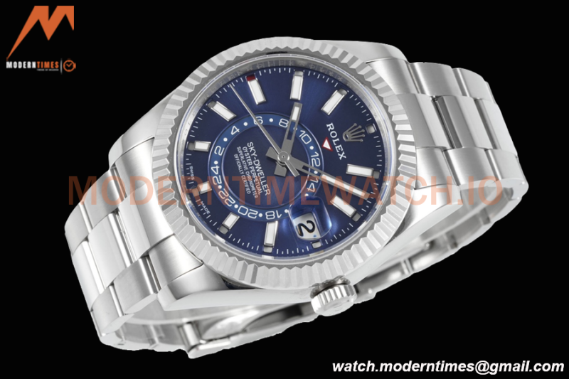 Rolex - Skydweller 42mm 326934 Oyster SS/SS Blue ZF A2824