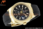 Rolex - Skydweller 42mm 336238 Gain Weight YG/RU Black ZF V2 A2824
