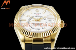 Rolex - Skydweller 42mm 336238 Gain Weight YG/RU White ZF V2 A2824
