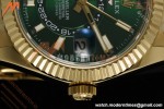 Rolex - 2025 Skydweller 336238 YG/RU Green Noob V2 A9002 | 롤렉스 - 2025 스카이드웰러 336238 YG/RU 그린 눕 V2 A9002
