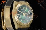 Rolex - 2025 Skydweller 336238 YG/RU Green Noob V2 A9002 | 롤렉스 - 2025 스카이드웰러 336238 YG/RU 그린 눕 V2 A9002