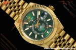 Rolex - 2025 Skydweller 336938 Jubilee YG/YG Green Noob V2 A9002 | 롤렉스 - 2025 스카이드웰러 336938 주빌리 YG/YG 그린 눕 V2 A9002