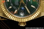 Rolex - 2025 Skydweller 336938 Jubilee YG/YG Green Noob V2 A9002 | 롤렉스 - 2025 스카이드웰러 336938 주빌리 YG/YG 그린 눕 V2 A9002