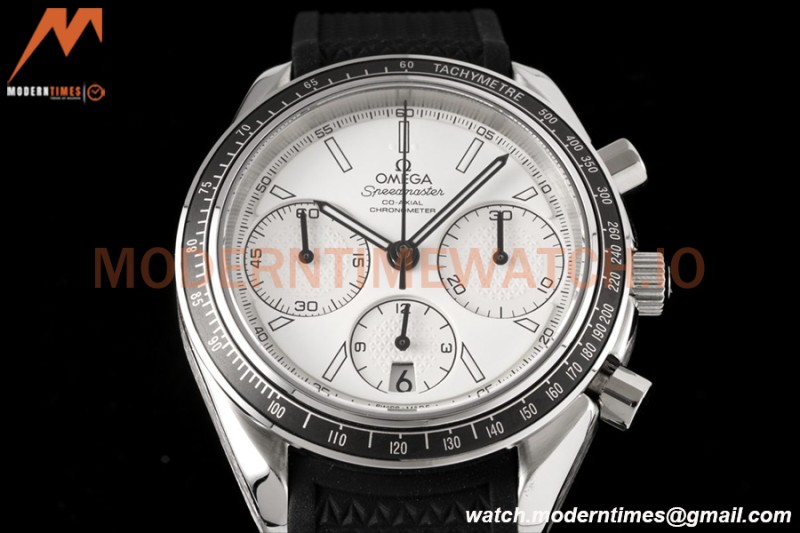 Omega - Speedmaster Racing Co-Axial Chrono 40mm SS/RU White HRF Cal.3330