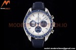 Omega - Speedmaster “Silver Snoopy Award” 50th Anniversary 42mm SS/NY Wht/Blue GSF Cal.3861