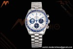 Omega - Speedmaster “Silver Snoopy Award” 50th Anniversary 42mm SS/NY Wht/Blue OSF V2 Cal.3861