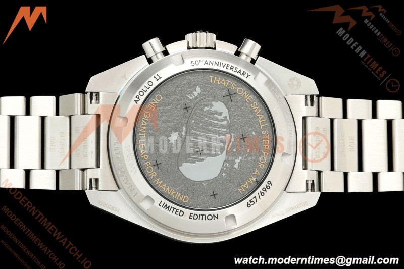 Omega - Speedmaster Apollo 11 50th Anniversary 42mm SS/SS Grey Dial OMF Cal. 3861 Mod