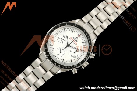 Omega - Speedmaster Moonwatch 42mm SS/SS White Dial OMF Cal. 3861 Mod | 오메가 - 스피드마스터 문워치 42mm SS/SS 화이트 다이얼 OMF Cal. 3861 Mod
