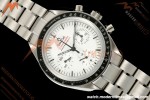 Omega - Speedmaster Moonwatch 42mm SS/SS White Dial OMF Cal. 3861 Mod