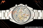 Omega - Speedmaster Moonwatch 42mm SS/SS White Dial OMF Cal. 3861 Mod