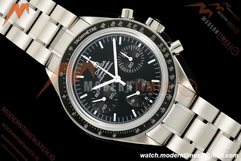 Omega - Speedmaster Moonwatch 42mm SS/SS Black Dial OMF Cal. 3861 Mod | 오메가 - 스피드마스터 문워치 42mm SS/SS 블랙 다이얼 OMF Cal. 3861 Mod
