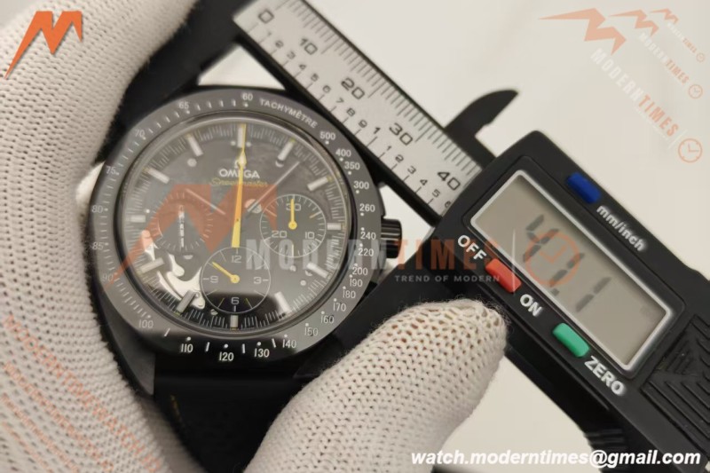 Omega - Speedmaster Dark Side of the Moon Apollo 8 44.25mm CER/RU Moon Surface Skeleton Dial BLSF Cal. 3869 Mod