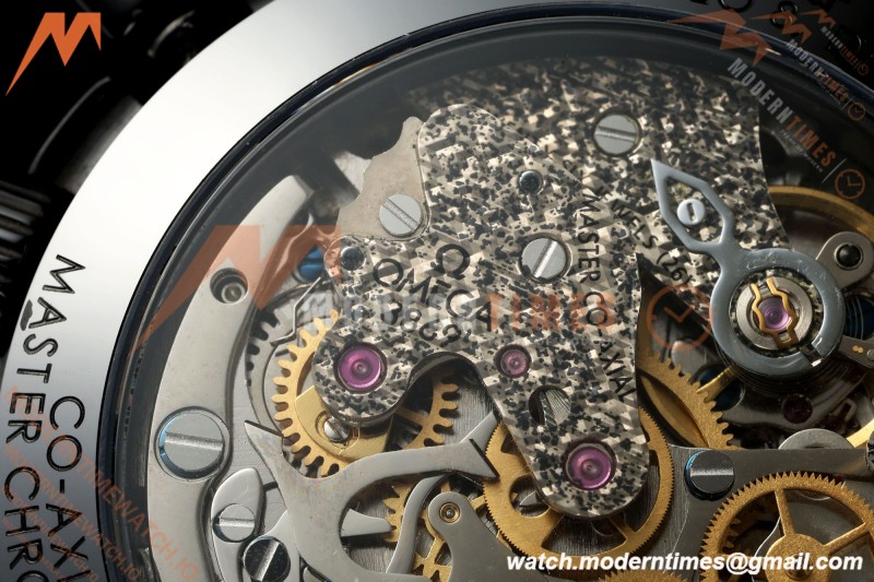 Omega - Speedmaster Dark Side of the Moon Apollo 8 44.25mm CER/RU Moon Surface Skeleton Dial BLSF Cal. 3869 Mod