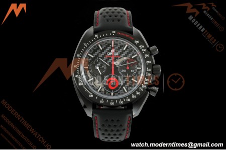 Omega - Speedmaster Dark Side of the Moon Team Alinghi 44.25mm CER/RU Carbon Fiber Skeleton Dial BLSF Cal. 1865 Mod