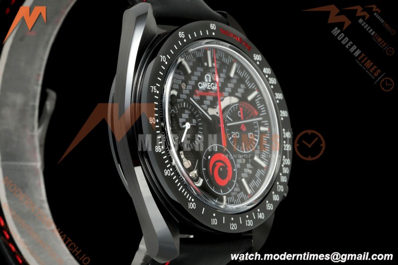 Omega - Speedmaster Dark Side of the Moon Team Alinghi 44.25mm CER/RU Carbon Fiber Skeleton Dial BLSF Cal. 1865 Mod | 오메가 - 스피드마스터 다크 사이드 오브 더 문 팀 알링기 44.25mm CER/RU 카본 파이버 스켈레톤 다이얼 BLSF Cal. 1865 Mod