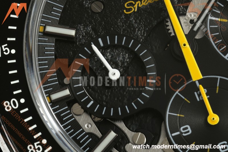 Omega - Speedmaster Dark Side of the Moon Apolo 8 44.25mm CER/RU Moon Surface Skeleton Dial BLSF Cal. 1869 Mod | 오메가 - 스피드마스터 다크 사이드 오브 더 문 아폴로 8 44.25mm CER/RU 달 표면 스켈레톤 다이얼 BLSF Cal. 1869 Mod
