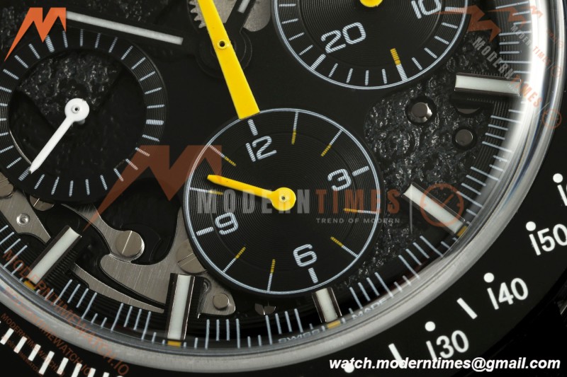 Omega - Speedmaster Dark Side of the Moon Apolo 8 44.25mm CER/RU Moon Surface Skeleton Dial BLSF Cal. 1869 Mod | 오메가 - 스피드마스터 다크 사이드 오브 더 문 아폴로 8 44.25mm CER/RU 달 표면 스켈레톤 다이얼 BLSF Cal. 1869 Mod