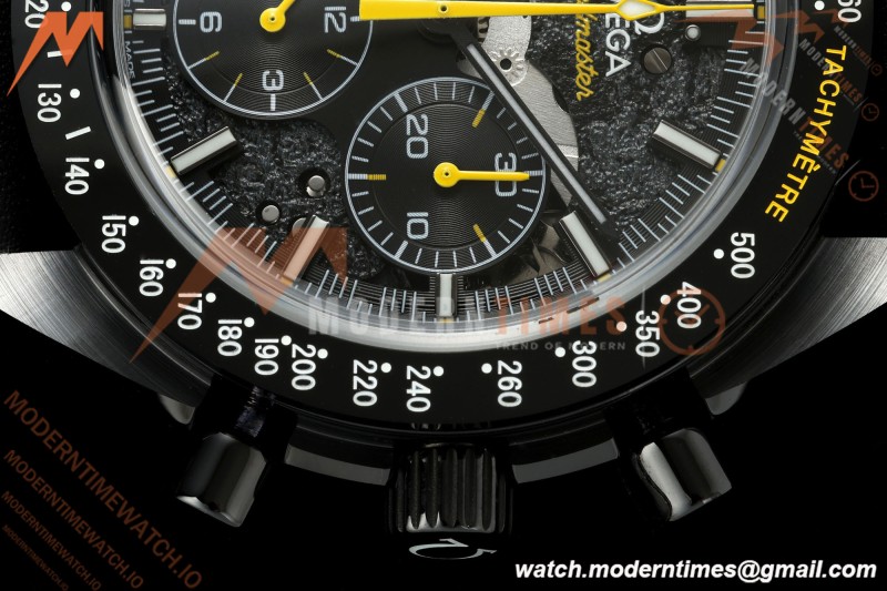 Omega - Speedmaster Dark Side of the Moon Apolo 8 44.25mm CER/RU Moon Surface Skeleton Dial BLSF Cal. 1869 Mod | 오메가 - 스피드마스터 다크 사이드 오브 더 문 아폴로 8 44.25mm CER/RU 달 표면 스켈레톤 다이얼 BLSF Cal. 1869 Mod