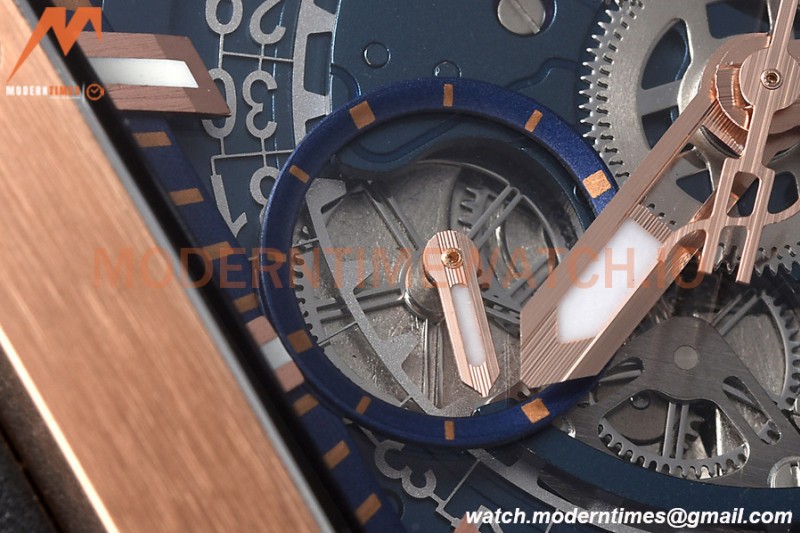 Hublot - Square Bang Unico 42mm Titanium RG/RU Blue Ske BBF A1280