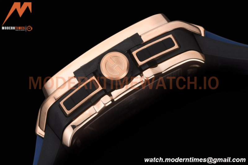 Hublot - Square Bang Unico 42mm Titanium RG/RU Blue Ske BBF A1280