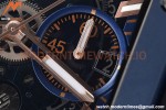 Hublot - Square Bang Unico 42mm Titanium Cer RG/RU Blue Ske BBF A1280