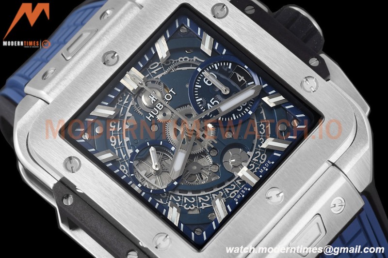 Hublot - Square Bang Unico 42mm Titanium TI/RU Blue Ske BBF A1280