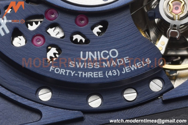 Hublot - Square Bang Unico 42mm Titanium Cer TI/RU Blue Ske BBF A1280