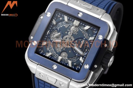 Hublot - Square Bang Unico 42mm Titanium Cer TI/RU Blue Ske BBF A1280