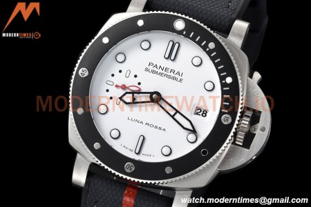 Panerai - PAM1579 Submersible Luna Rossa 42mm SS/RU White VSF P900