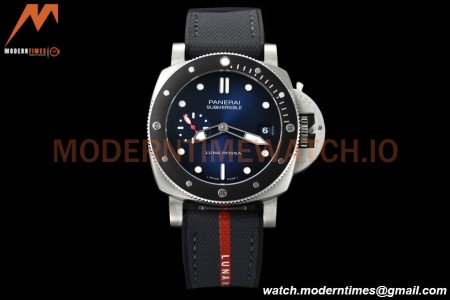 Panerai - PAM1565 Submersible Luna Rossa 42mm SS/RU Blue VSF P900