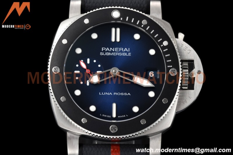 Panerai - PAM1565 Submersible Luna Rossa 42mm SS/RU Blue VSF P900
