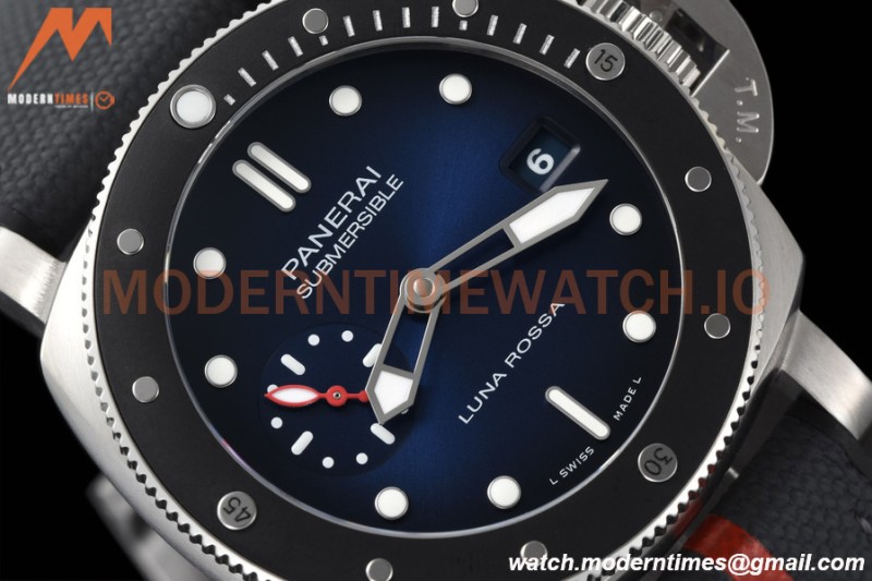Panerai - PAM1565 Submersible Luna Rossa 42mm SS/RU Blue VSF P900