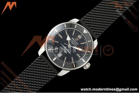 Breitling - Superocean Heritage B20 Automatic 42mm SS/RU Black BLF A2824 | 브라이틀링 - 슈퍼오션 헤리티지 B20 오토매틱 42mm SS/RU 블랙 BLF A2824