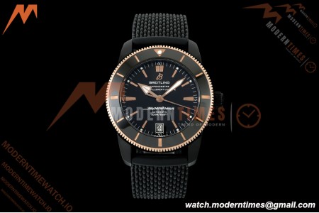 Breitling - Superocean Heritage B20 Automatic 42mm PVD/RG/RU Black BLF A2824