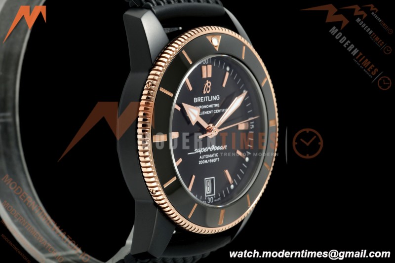Breitling - Superocean Heritage B20 Automatic 42mm PVD/RG/RU Black BLF A2824 | 브라이틀링 - 슈퍼오션 헤리티지 B20 오토매틱 42mm PVD/로즈골드/러버 블랙 BLF A2824