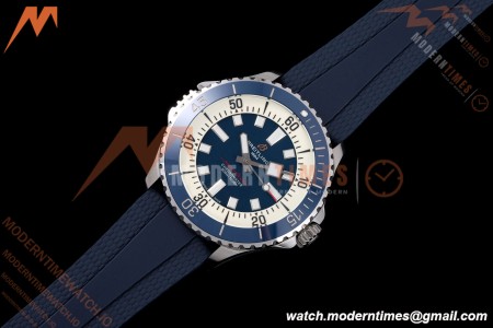 Breitling - Superocean Automatic 46mm SS/RU Blue Dial BLF A2824