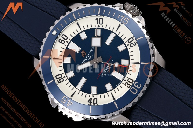 Breitling - Superocean Automatic 46mm SS/RU Blue Dial BLF A2824