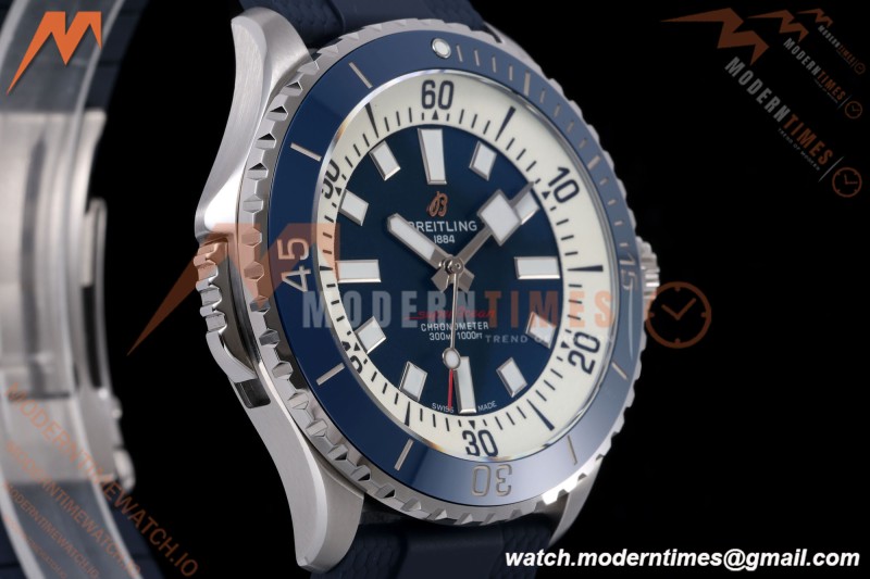 Breitling - Superocean Automatic 46mm SS/RU Blue Dial BLF A2824
