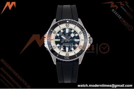 Breitling - Superocean Automatic 46mm SS/RU Blue Camou Dial BLF A2824