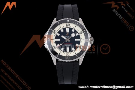 Breitling - Superocean Automatic 46mm SS/RU Black Dial BLF A2824