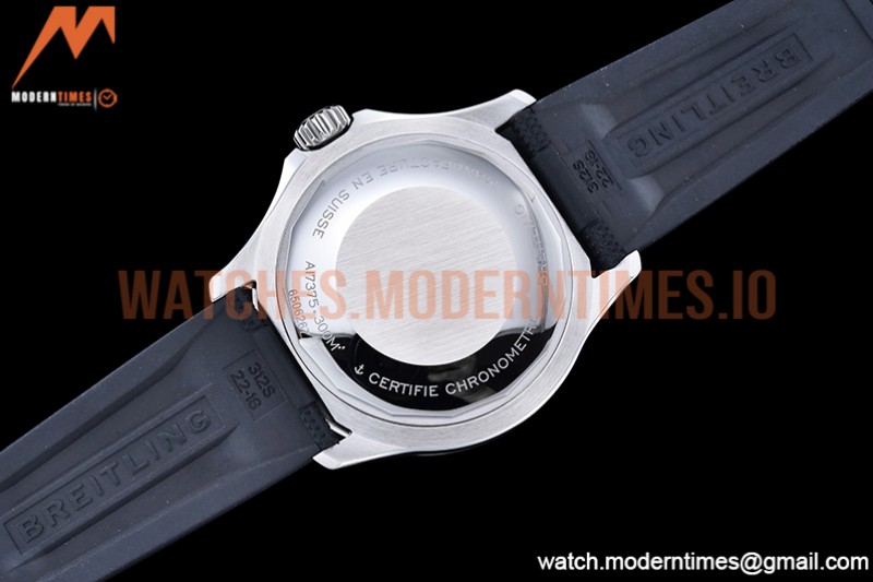 Breitling - Superocean 42mm Blk SS/RU Black BLS Asia 2824