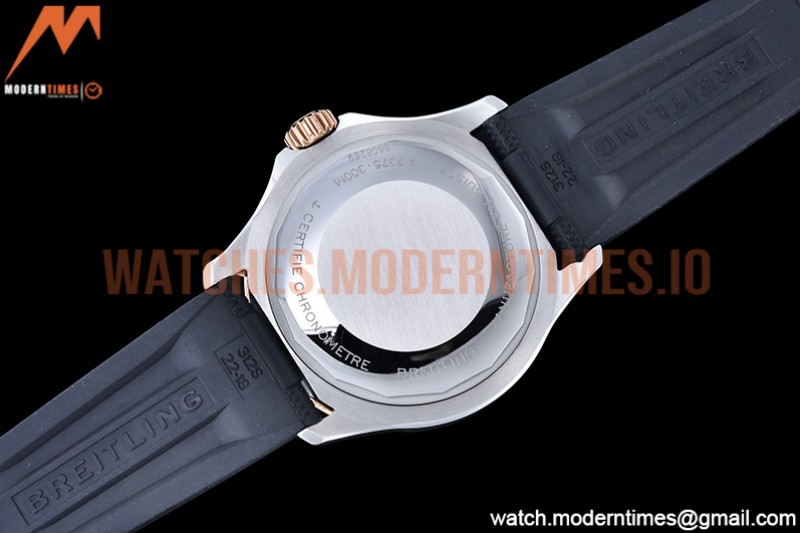 Breitling - Superocean 42mm Blk RG/SS/RU Black BLS Asia 2824