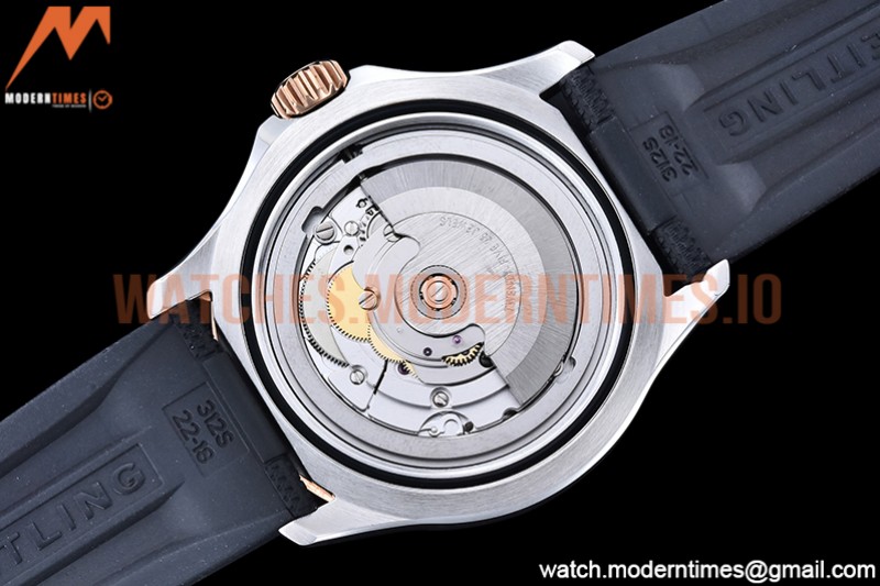Breitling - Superocean 42mm Blk RG/SS/RU Black BLS Asia 2824
