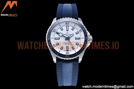 Breitling - Superocean 42mm Blue SS/RU White BLS Asia 2824