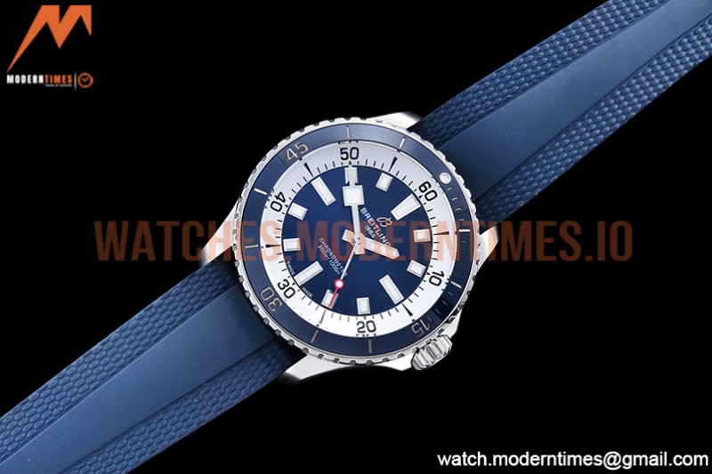 Breitling - Superocean 42mm Blue SS/RU Blue BLS Asia 2824