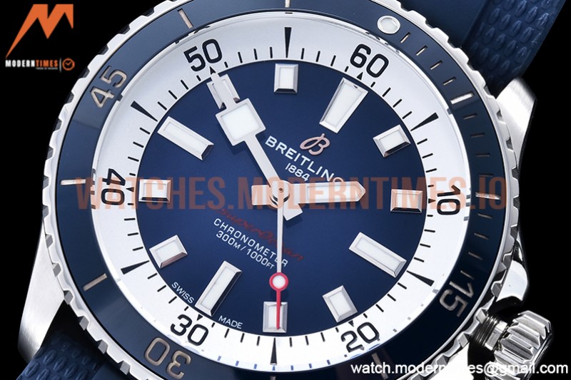 Breitling - Superocean 42mm Blue SS/RU Blue BLS Asia 2824