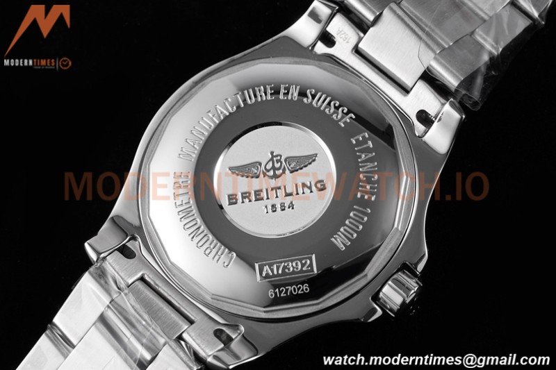 Breitling - Superocean II 44mm Automatic SS/SS Blk/Stk TF Asia 2824