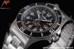 Breitling - Superocean II 44mm Automatic SS/SS Blk/Stk TF Asia 2824