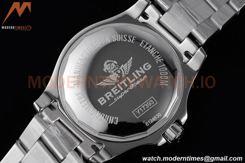 Breitling - Superocean II 44mm Automatic SS/SS Blu/Stk TF Asia 2824