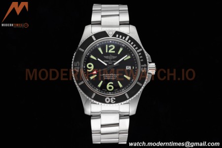Breitling - Superocean 44mm Automatic SS/SS Blk/Stk/Num TF Asia 2824
